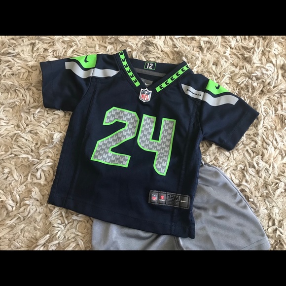 ❌SOLD❌Seahawk 12month NFL Nike Lynch Jersey - Picture 2 of 5